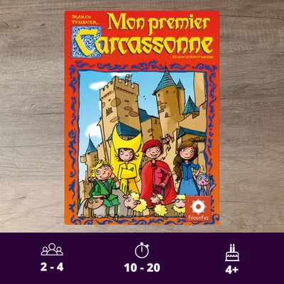 Couverture du jeu Mon premier Carcassonne