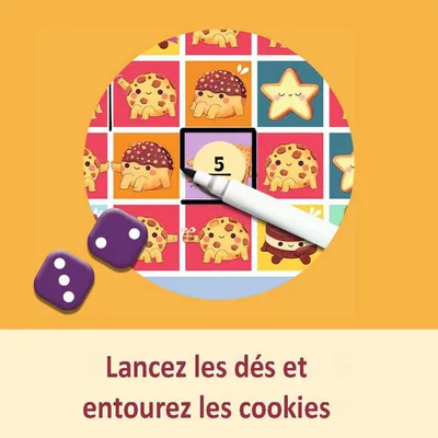 Matériel du jeu Cookie Party 