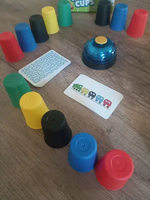 Matériel du jeu Crazy Cups