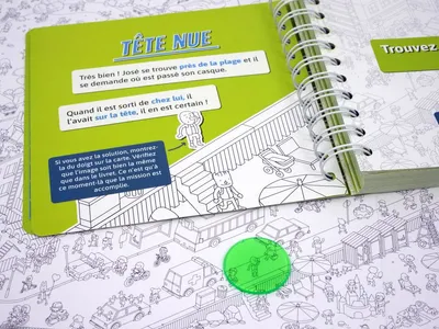 Matériel du jeu MicroMacro Kids - Le Parc Zinzin