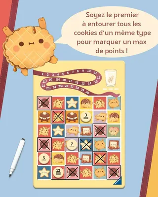 Matériel du jeu Cookie Party 