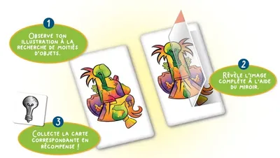 Matériel du jeu Miroir Magique