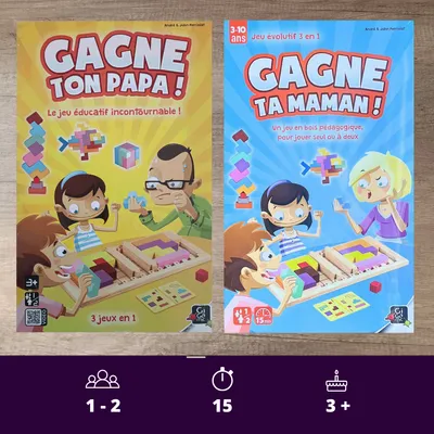 Couverture du jeu Gagne ton papa / Gagne ta maman