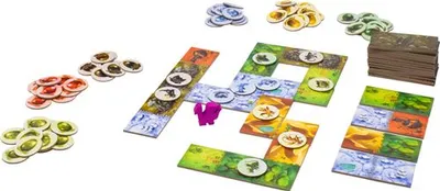 Matériel du jeu Dragomino