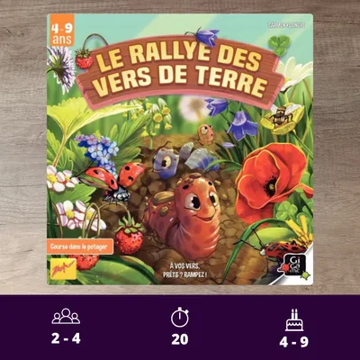 Couverture du jeu Le Rallye des Vers de Terre