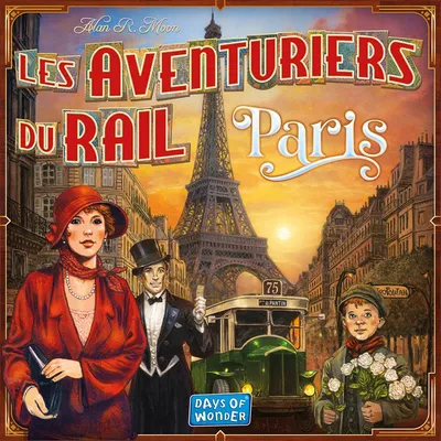 Couverture du jeu Les Aventuriers Du Rail - Paris