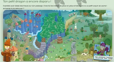 Matériel du jeu Mon Puzzle Aventure - Dragon 