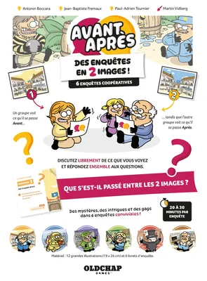 Matériel du jeu Avant Après