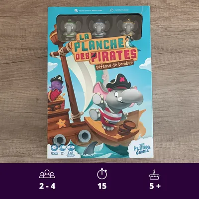 Couverture du jeu La planche des pirates