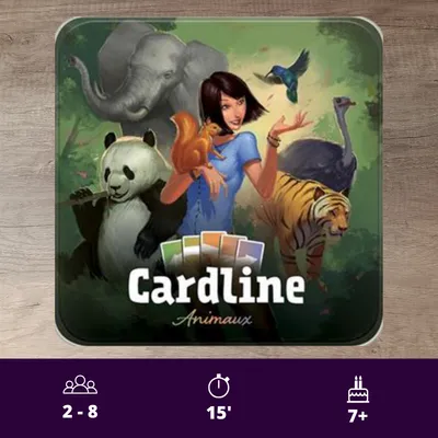 Couverture du jeu Cardline - Animaux